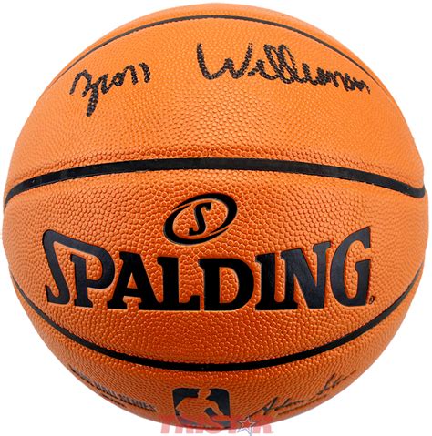 zion williamson signed basketball